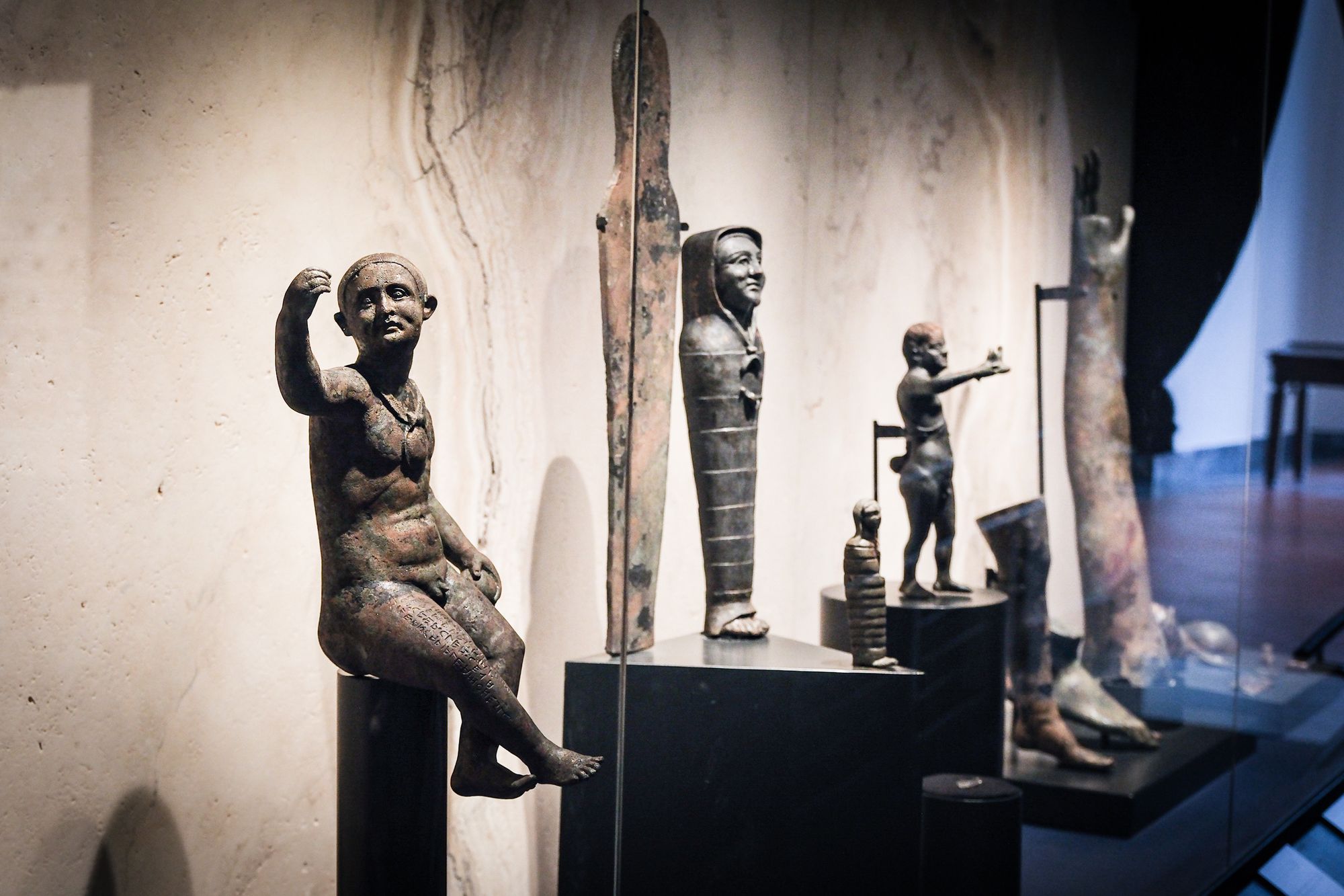 "The Gods Return," St. Casciano bronzes on display at the Archaeological Museum of Naples